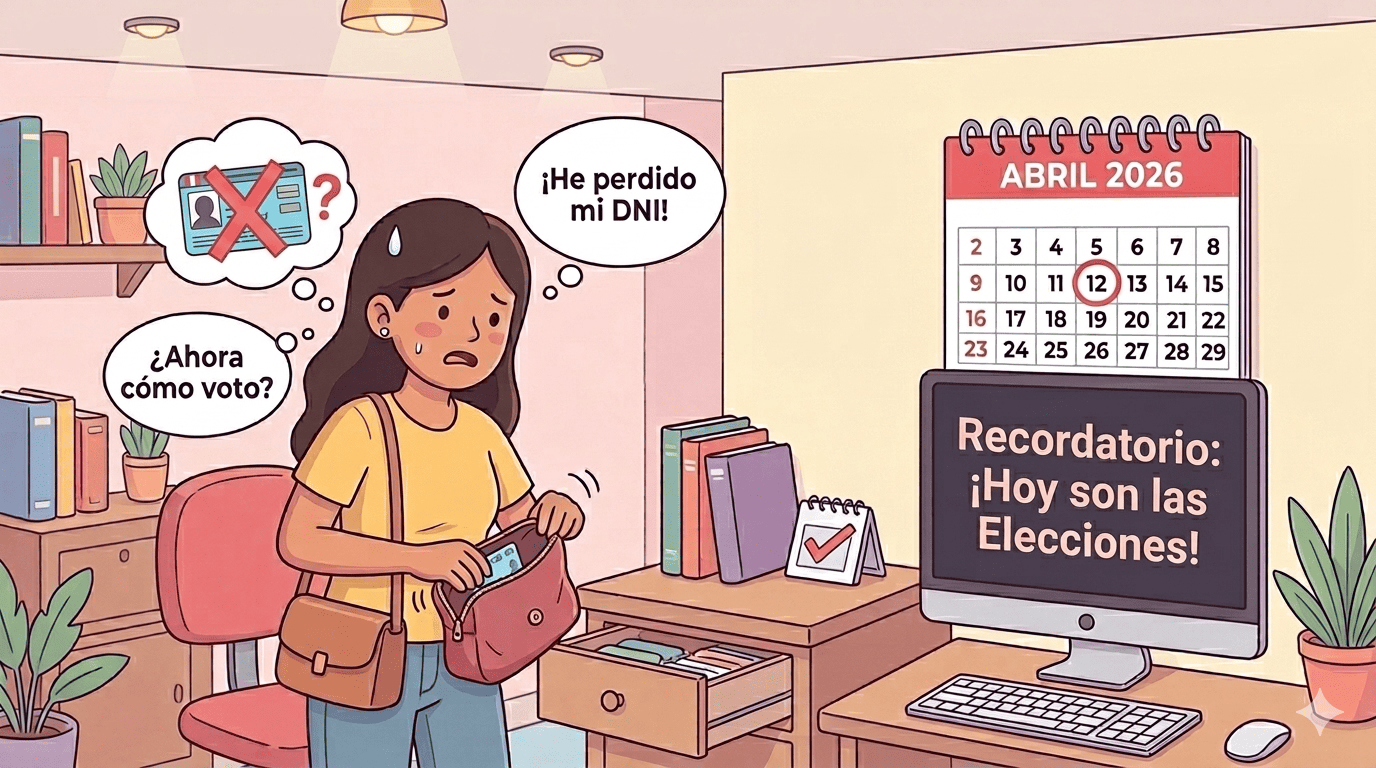 Imagen de cabecera: Perdí mi DNI antes de las Elecciones 2026: ¿Puedo votar? ¿Qué hago con la multa?
